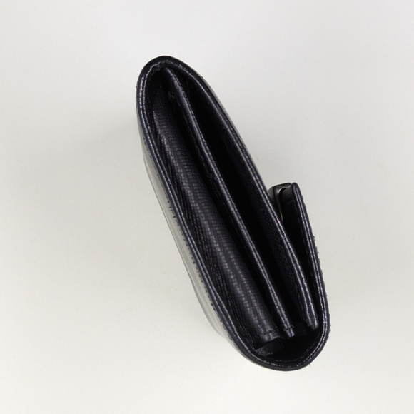 Prada Black Safiano Leather Coin Case w/Logo Plate - Picture 3 of 11
